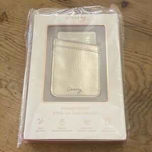 New Casery phone pocket stuck on holder